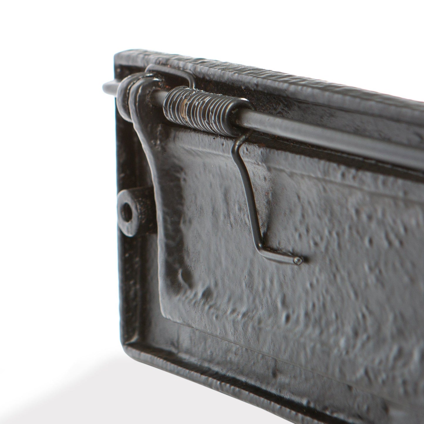 255mm x 85mm Black Rustic Letter Plate