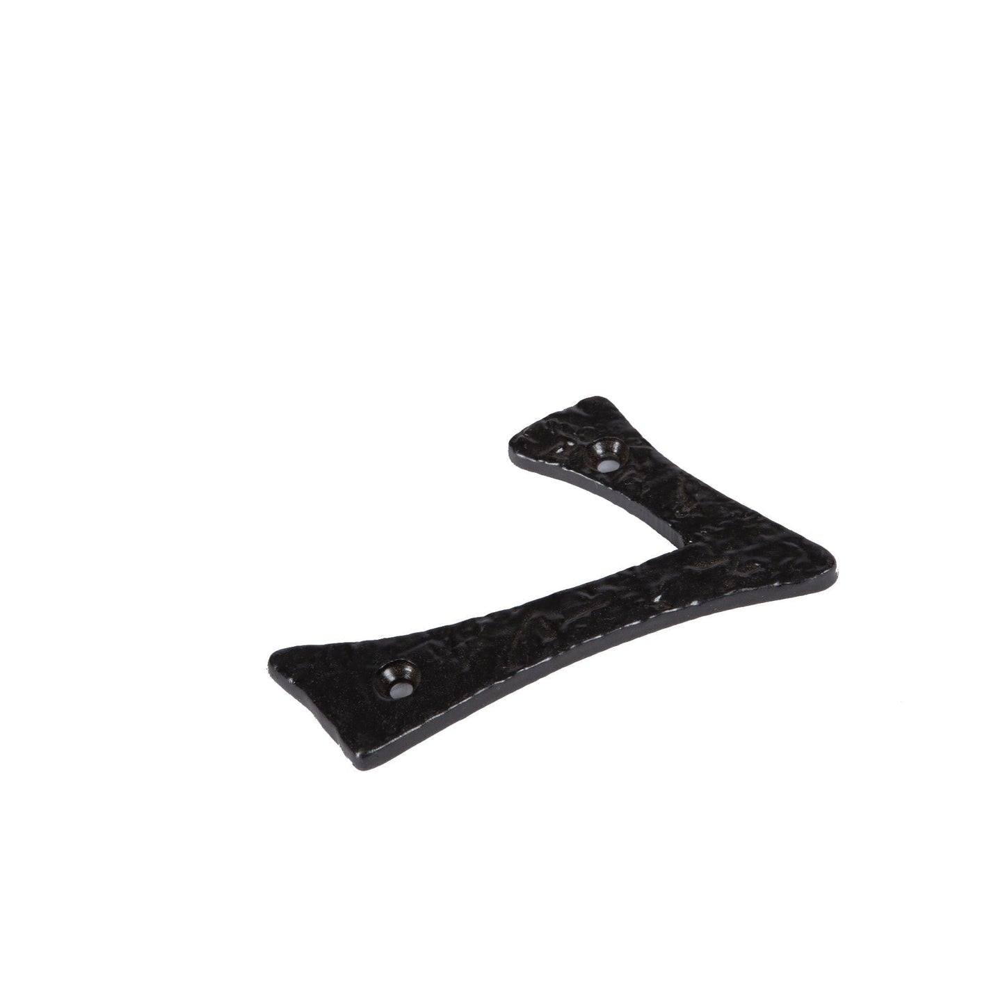 80mm Black Rustic Iron House Number 7