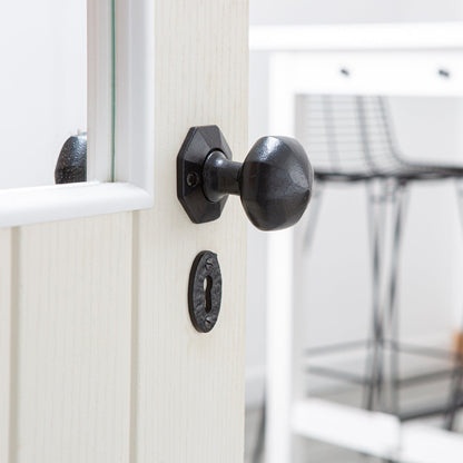 60mm Octagonal Rim & Mortice Door Knob