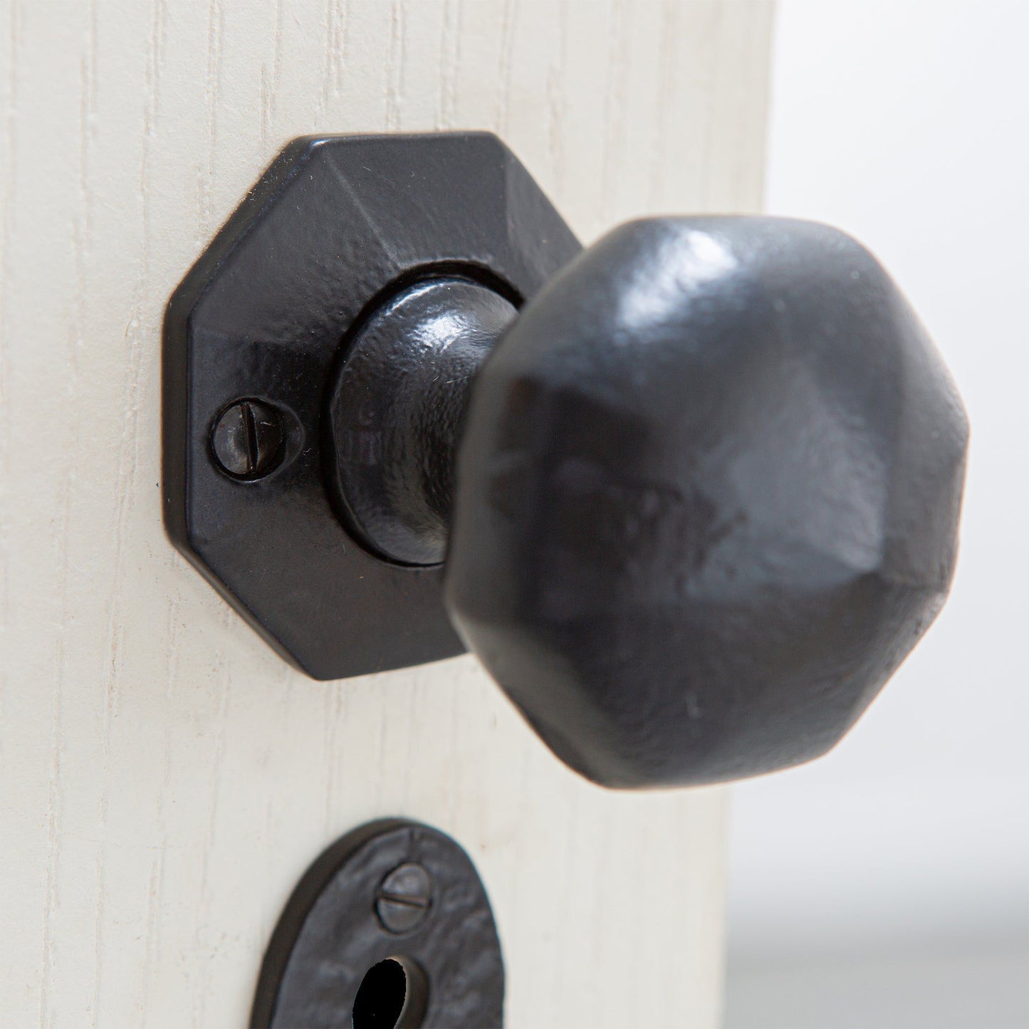 60mm Octagonal Rim & Mortice Door Knob