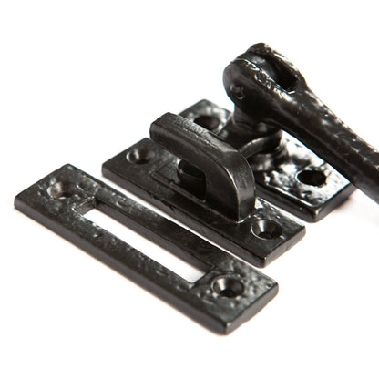 46mm x 108mm Black Curly Tail Left Handed Window Fastener