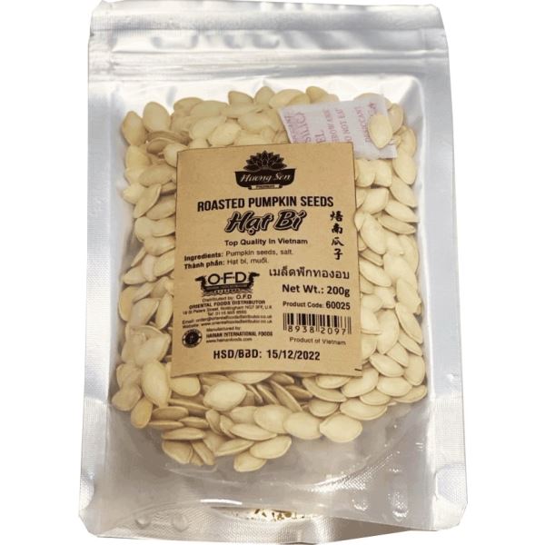 HUONG SEN Roasted Pumpkin Seeds Hat Bi 200g