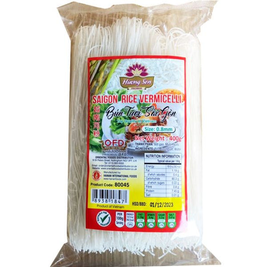 HUONG SEN Saigon Rice Vermicelli Bun Tuoi Saigon (L) 400g