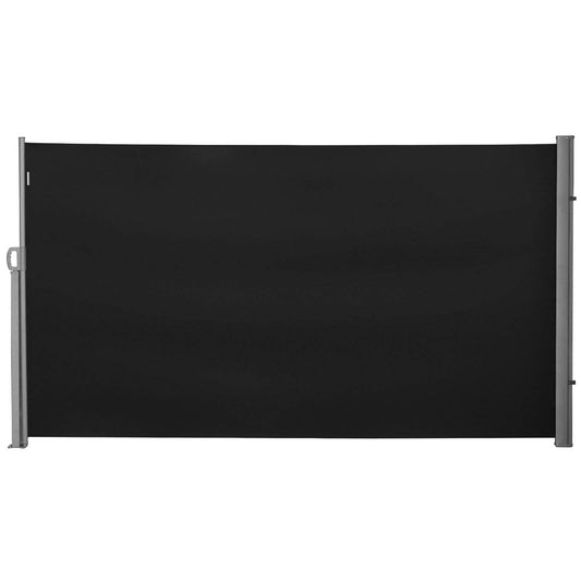 Retractable Sun Side Awning Screen Fence Patio Garden Wall Balcony Screening Panel Outdoor Blind Privacy Divider 3x1.8M