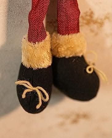 Novelty Hanging Christmas Santa with Chalkboard Christmas Decorations