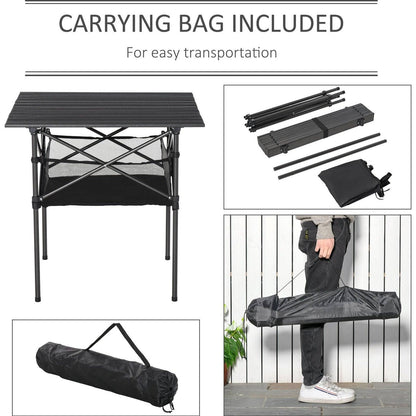 Outdoor Folding Camping Table W/ Storage Bag