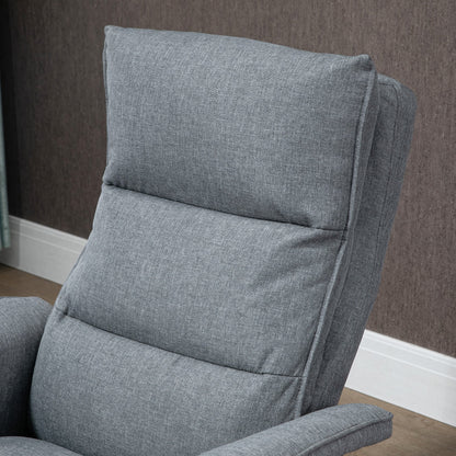 Swivel Recliner Chair and Footstool