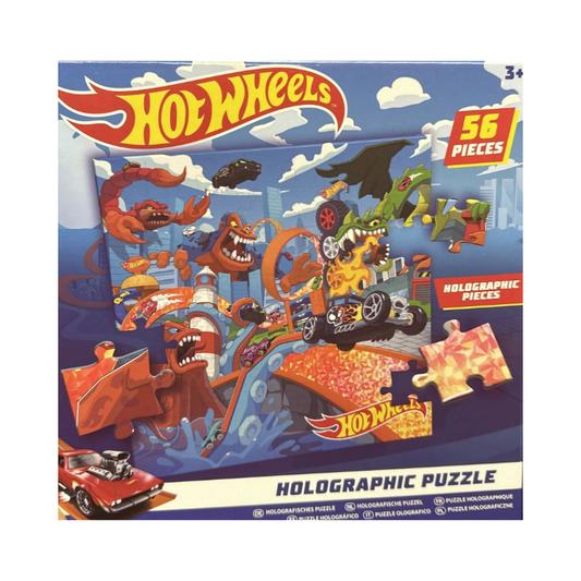 Wholesale Hot Wheels Holographic Puzzle - (Case of 12)