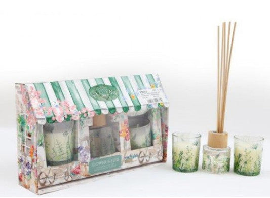 Flower shop candle & diffuser gift set
