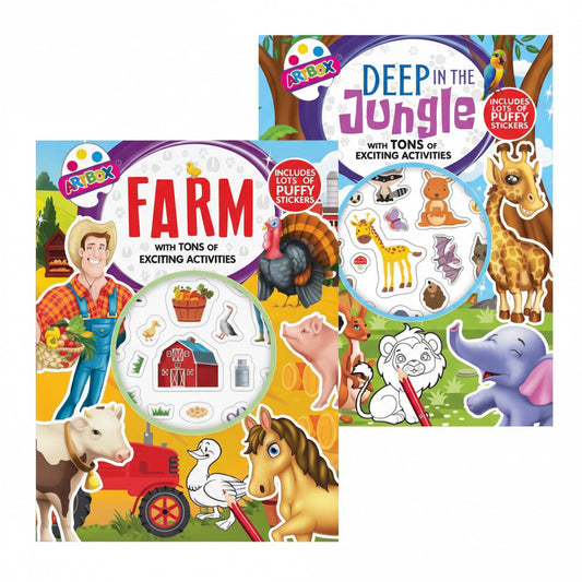 Puffy sticker activity book