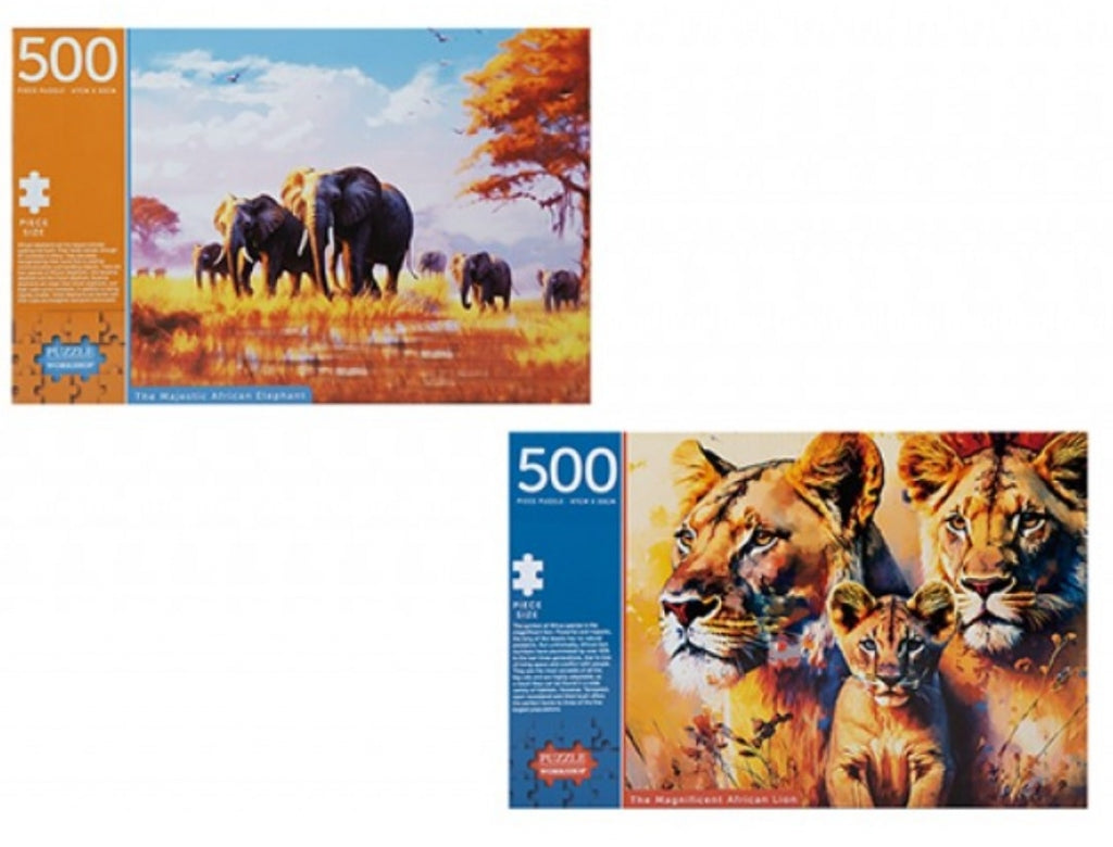 Animal jigsaw puzzle 500 pieces