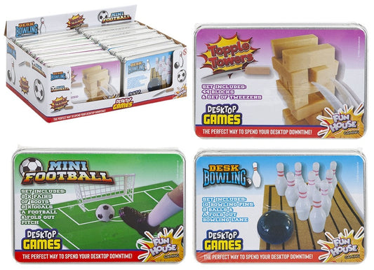 Desktop mini game in tin