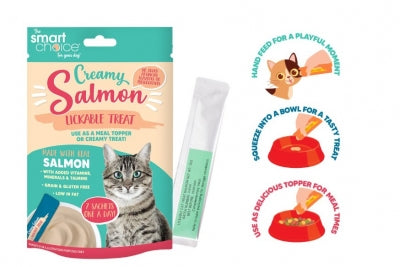 Cat treats - salmon lick sticks 7 pack