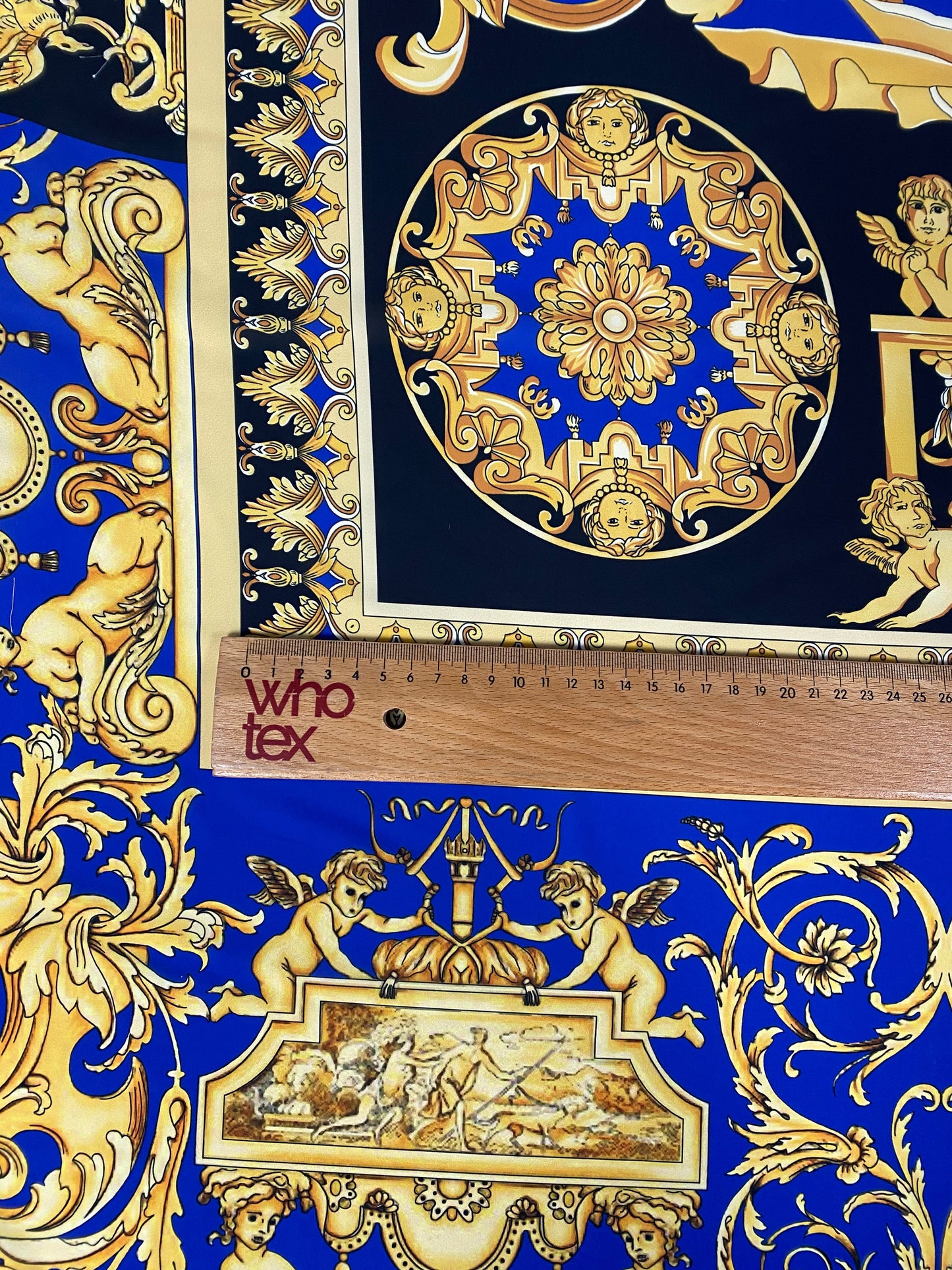 Royal Blue Baroque Fabric