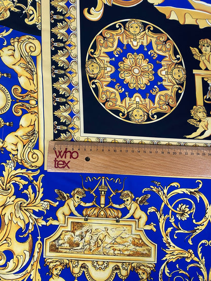 Royal Blue Baroque Fabric