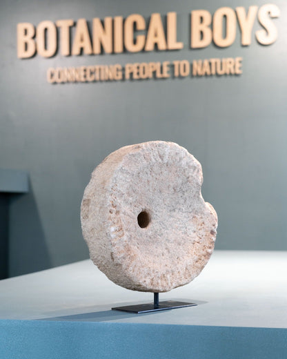 Antique Stone Grinding Wheel sculpture - China