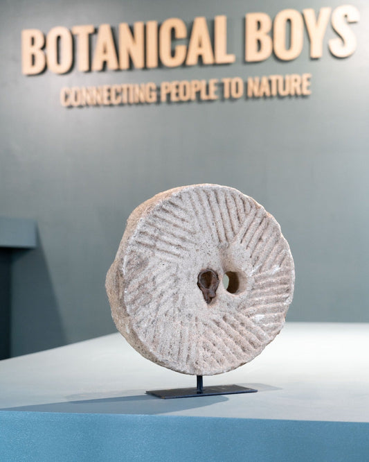 Antique Stone Grinding Wheel sculpture - China