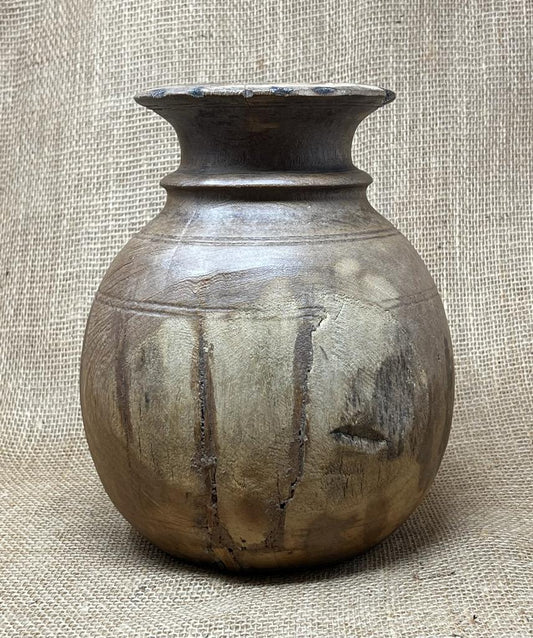 Vintage Teak Vase KX3112