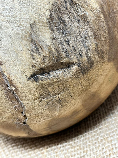 Vintage Teak Vase KX3112