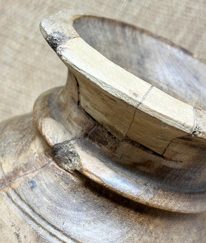 Vintage Teak Vase KX3112