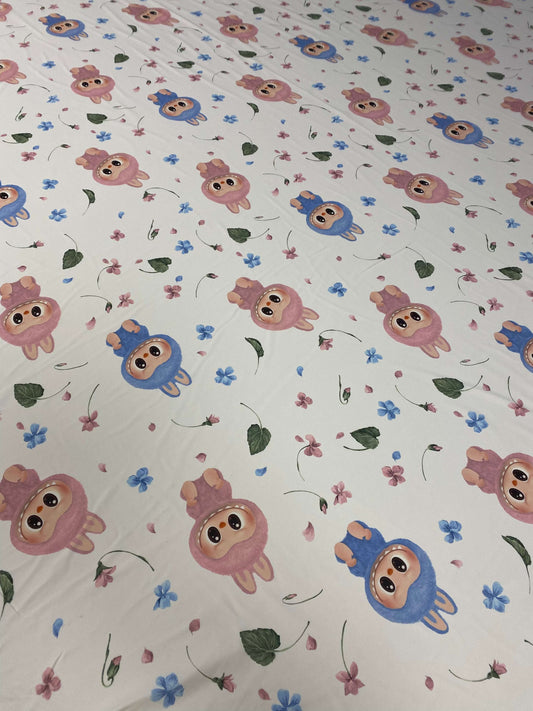 Cute Cartoon Animal Print Fabric