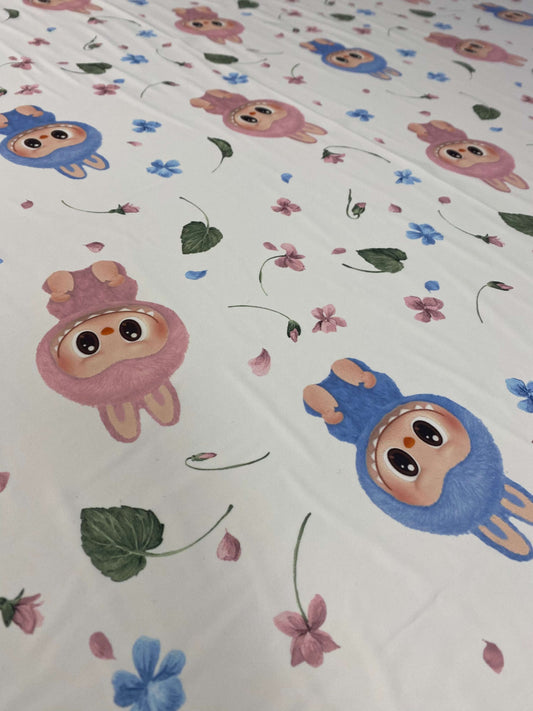 Cute Cartoon Animal Print Fabric