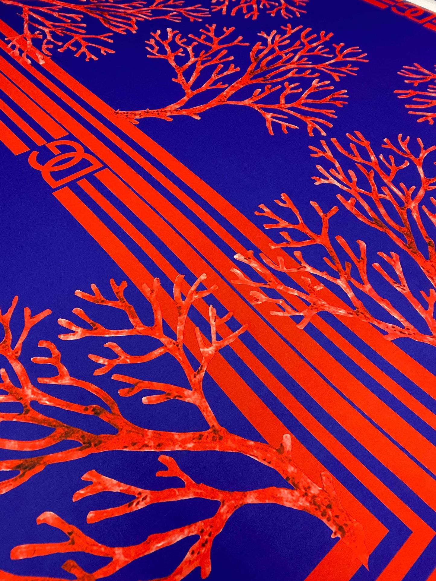 Coral Pattern Fabric Panel – Multiple Fabric Options, Sold by Metre