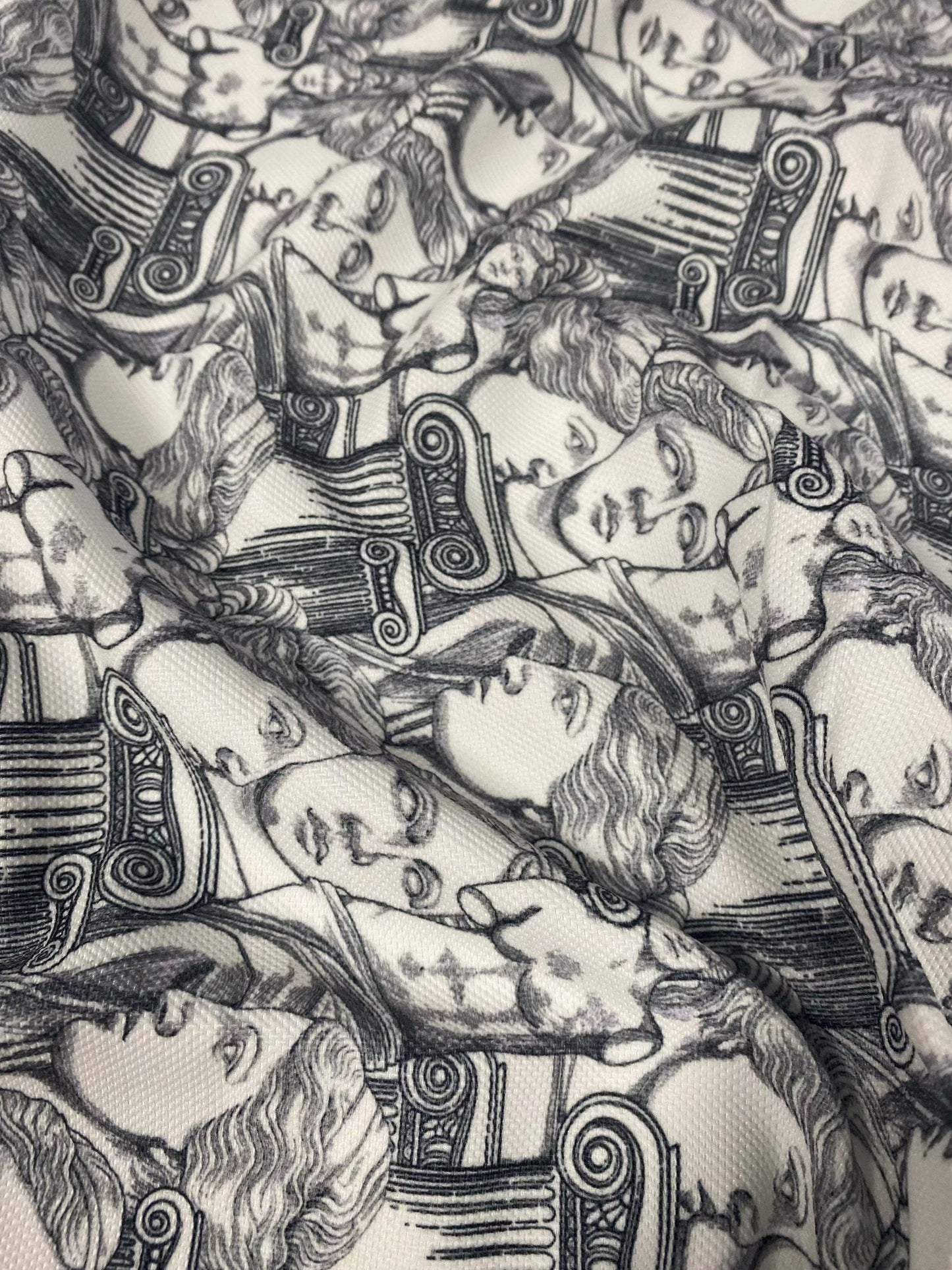 Yunan Heykel Designi Upholstery Fabric for Elegant Home Décor