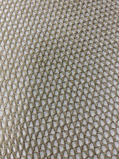Gold Fishnet Mesh Fabric by the Metre – Sparkly Dressmaking Material