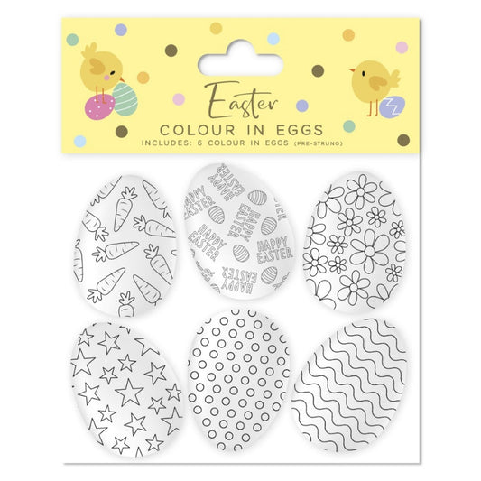 Easter colour in eggs