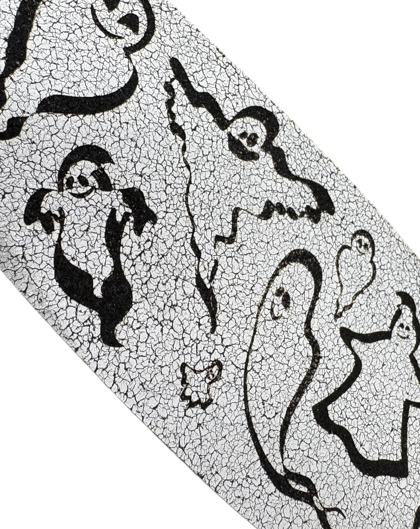 Leather Collar - HALLOWEEN - Ghosties