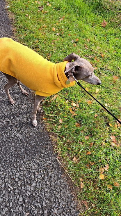 Open-Leg Fleece Vest - Yellow