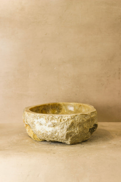 Raw Edge Onyx Wash Basin - No 1