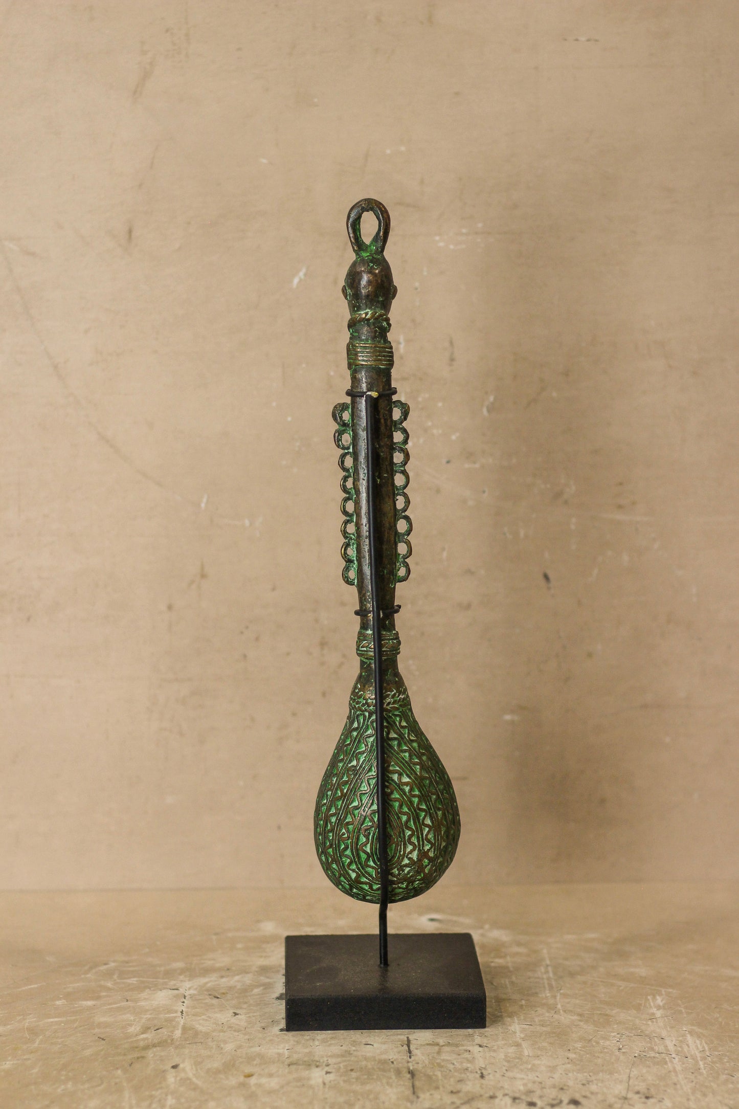 Benin Bronze Spoon - 143.1
