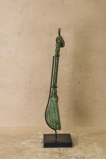 Benin Bronze Spoon - 143.1