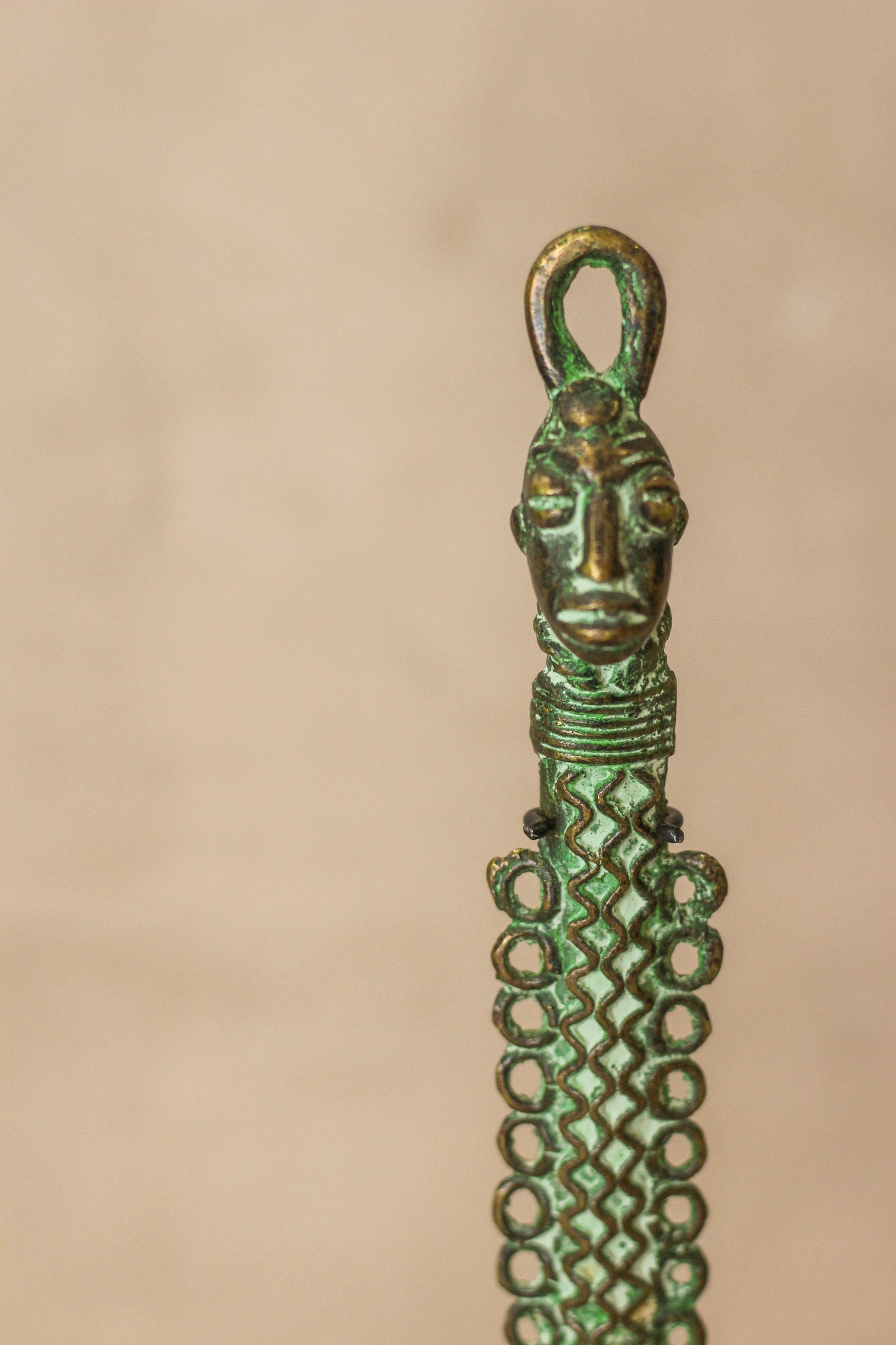 Benin Bronze Spoon - 143.1