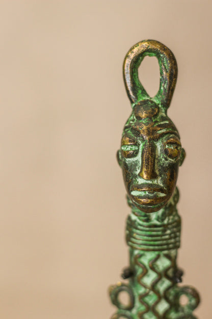 Benin Bronze Spoon - 143.1