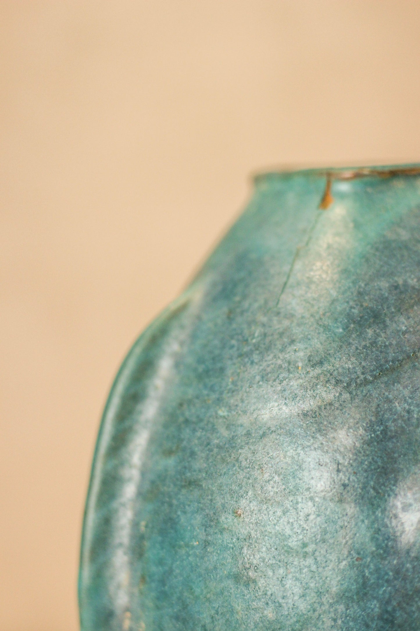 Vintage Blue Twin Fish Vase - No 4