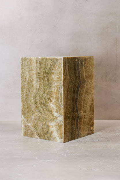 Onyx Side Table Pedestal - Hollow - No 13