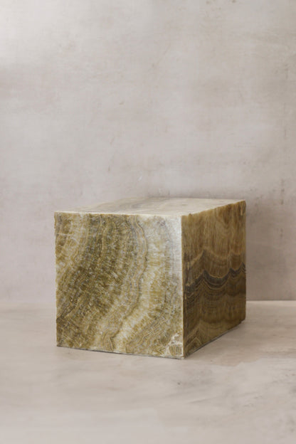 Onyx Side Table Pedestal - Hollow - No 13