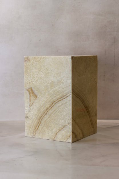 Onyx Side Table Pedestal - Hollow - No 14