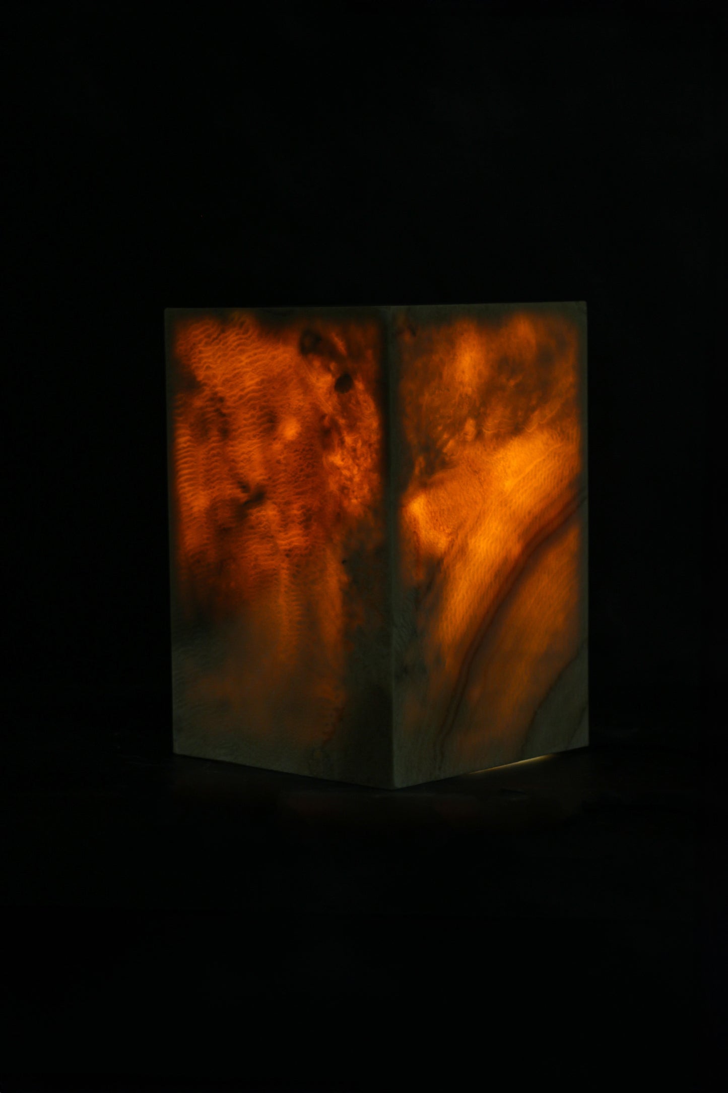 Onyx Side Table Pedestal - Hollow - No 14