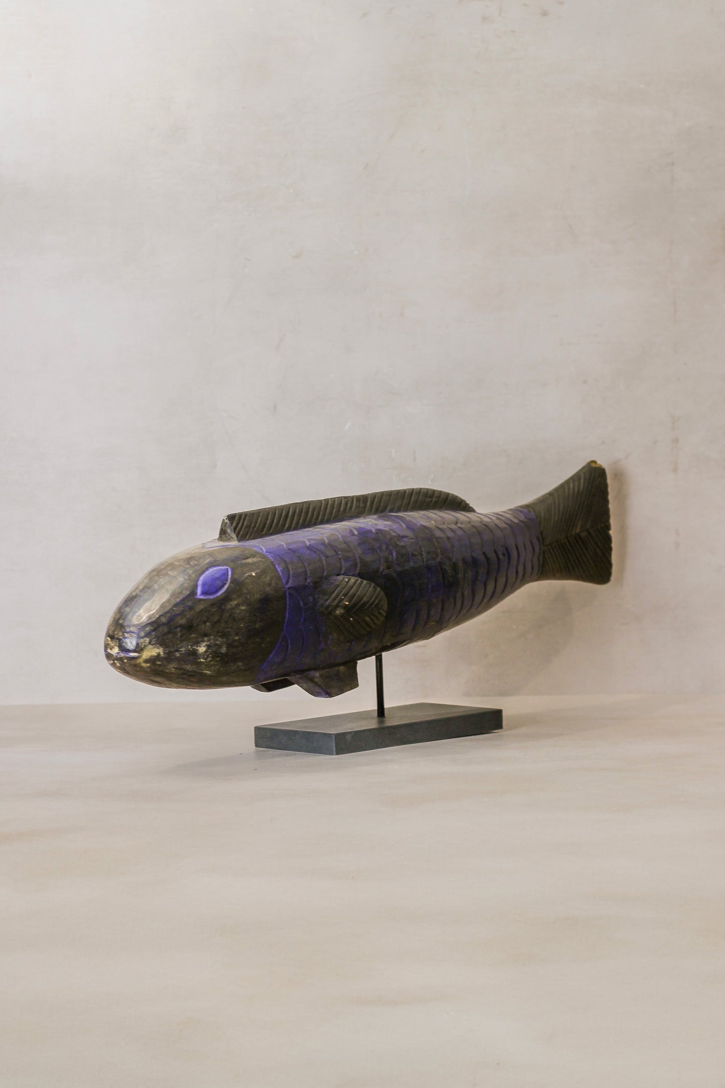 Large Bozo Puppet Fish - Mali - Blue