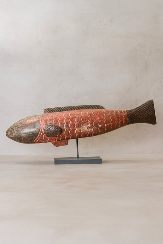 Large Bozo Puppet Fish - Mali - Red