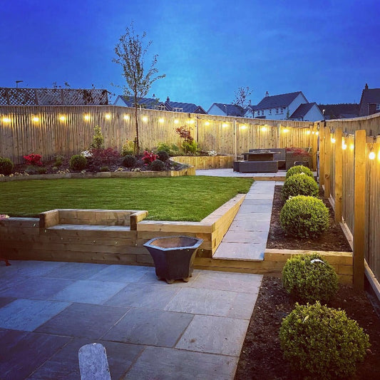 Outdoor Elite Festoon Waterproof Warm White Heavy Duty LED Connectable String Lights
