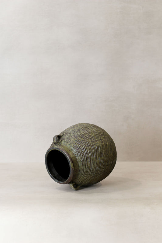 Antique Earthenware Preserve Pots - AEP 6