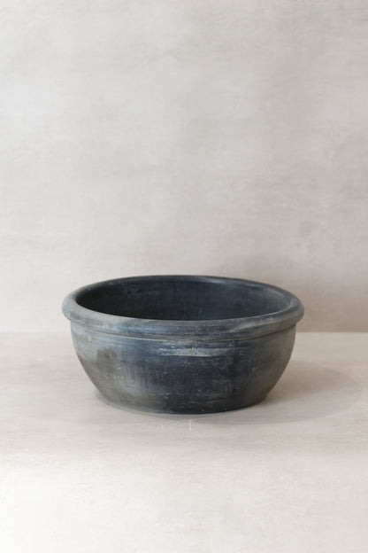 Wabi Sabi Antique Matt Grey Terracotta Bowl - OGB 01
