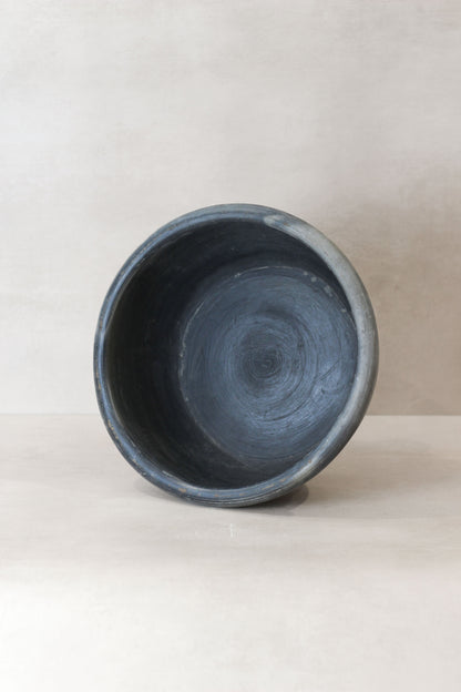 Wabi Sabi Antique Matt Grey Terracotta Bowl - OGB 01