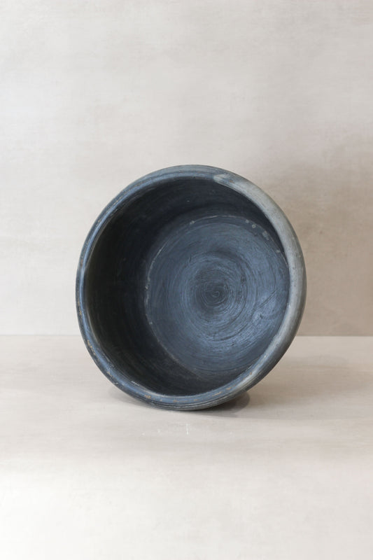 Wabi Sabi Antique Matt Grey Terracotta Bowl - OGB 01
