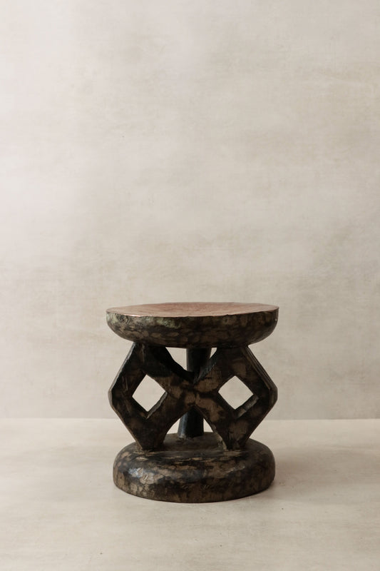 Vintage Tonga Stool - Copper Top - 25.2